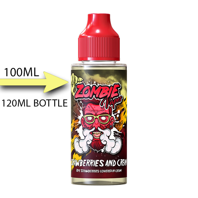 Strawberry Cream 100ml E Liquid Shortfill