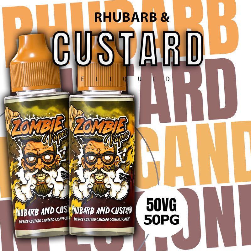 Rhubarb and Custard 100ml 50/50 E Liquid