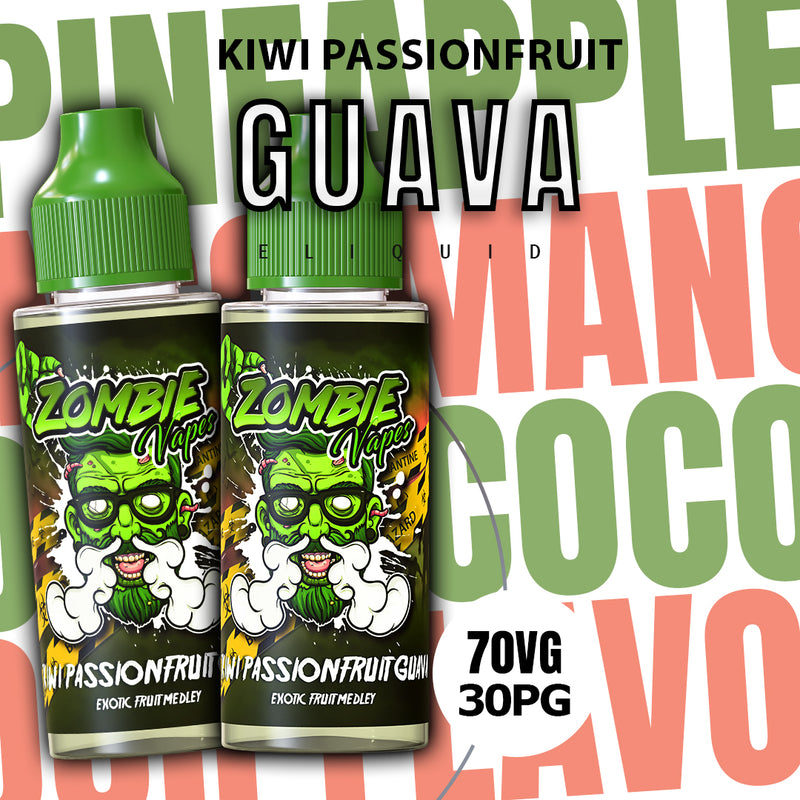 Kiwi Passionfruit Guava 100ml 70/30 E Liquid