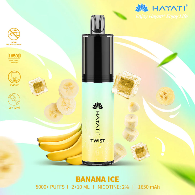 Hayati Twist 5000 Banana Ice