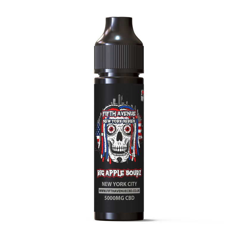 Big Apple Sourz 60ml 50/50 5000mg CBD E Liquid