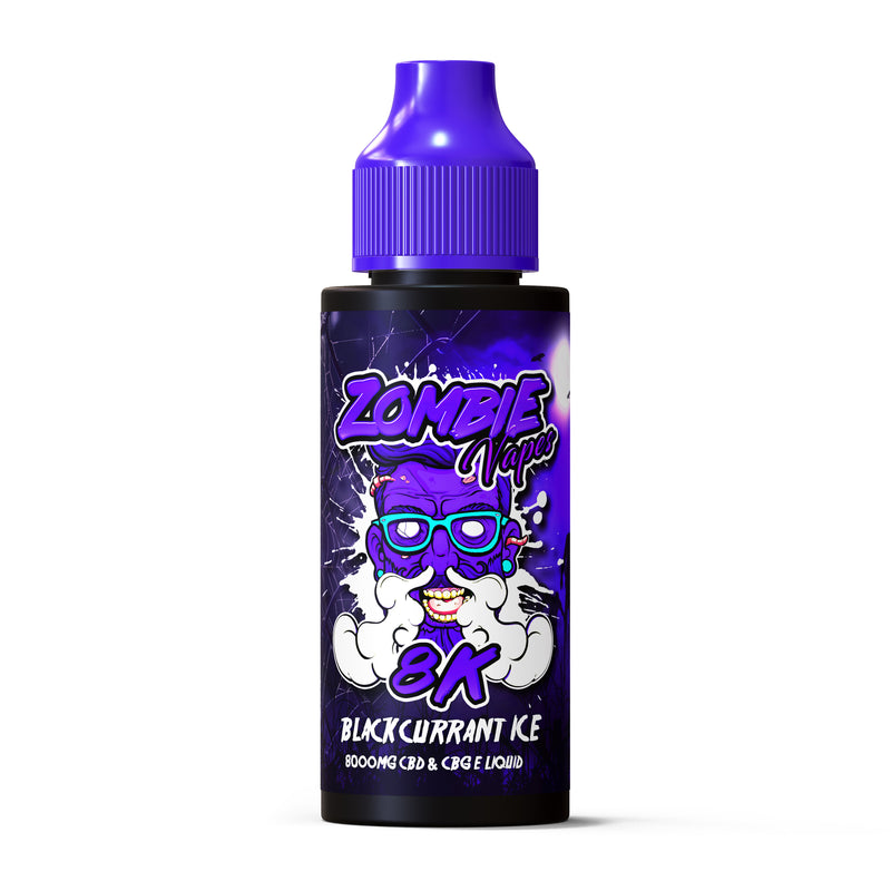 Blackcurrant Ice 8K 50/50 CBD & CBG E Liquid