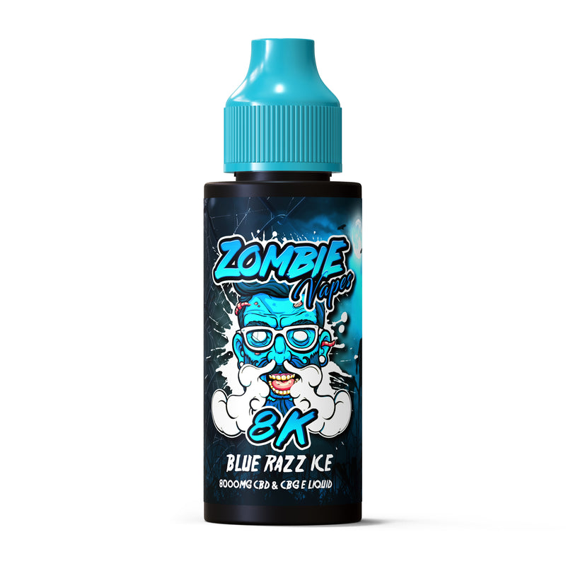 Blue Razz Ice 8K 50/50 CBD & CBG E Liquid