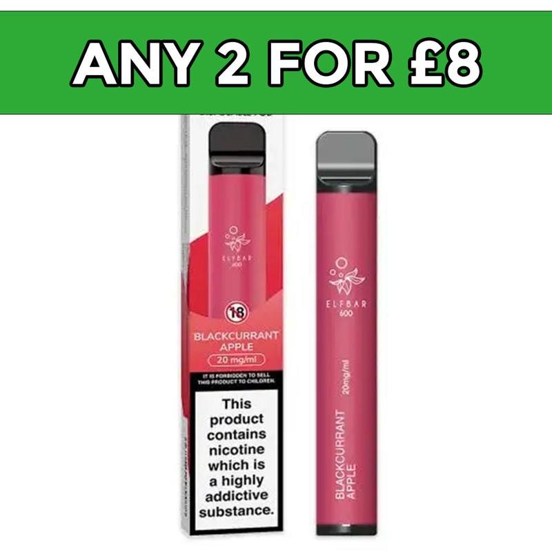 Elf Bar Blackcurrant Apple Disposable Vape