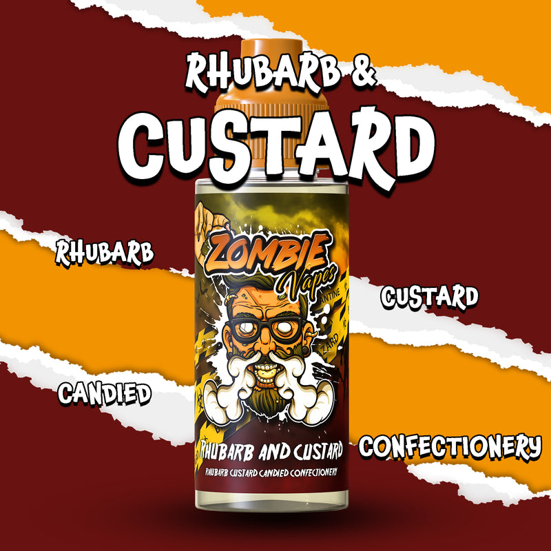 Rhubarb and Custard 100ml Vape Liquid