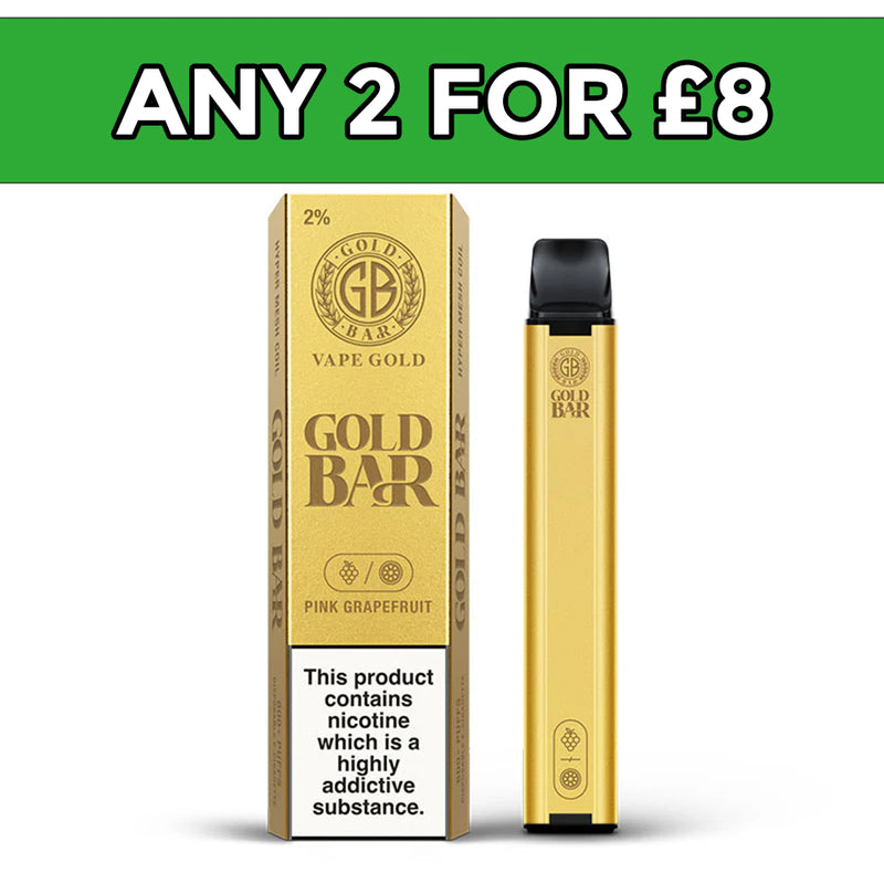 Gold Bar Pink Grapefruit Disposable Vape