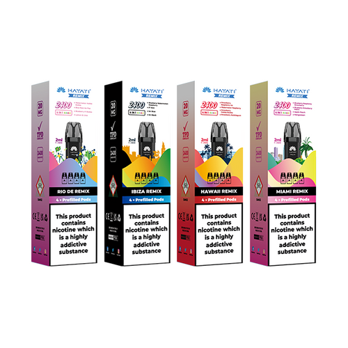 Hayati Remix 2400 20mg Replacement Pods 2400 Puffs