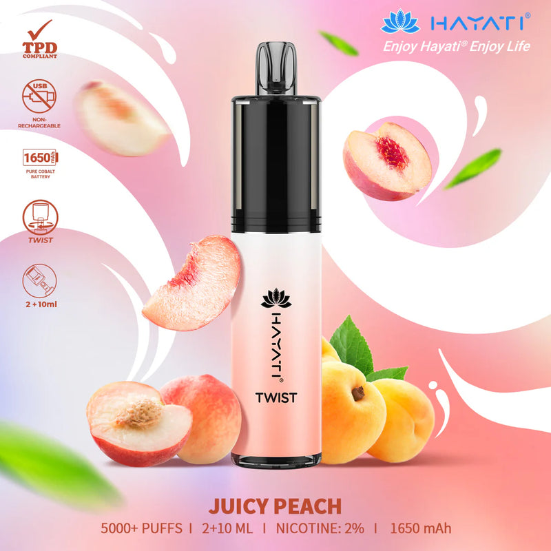 Hayati Twist 5000 Juicy Peach