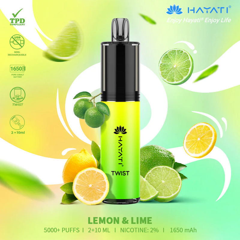 Hayati Twist 5000 Lemon Lime