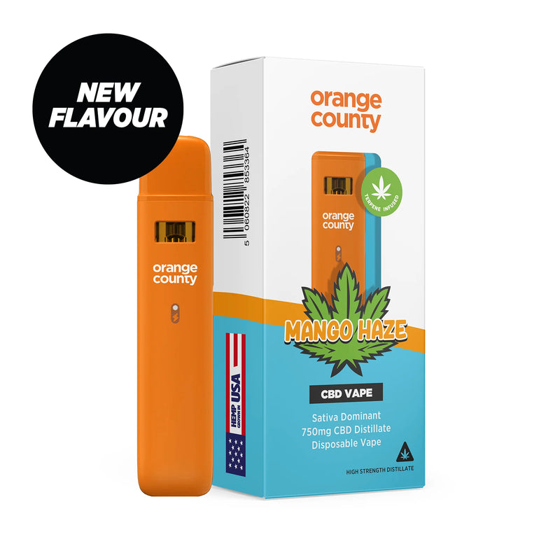 Mango Haze 1ml Disposable CBD Vape Pen - (750mg)