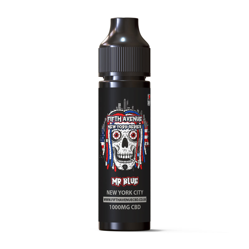 Mr Blue 60ml 50/50 1000mg CBD E Liquid