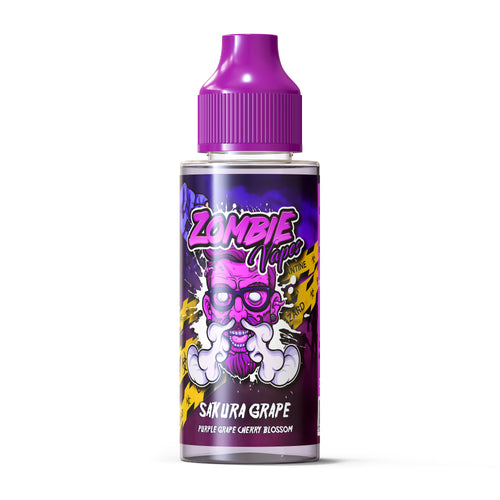 Zombie Vapes Sakura Grape 100ml 50/50 E Liquid