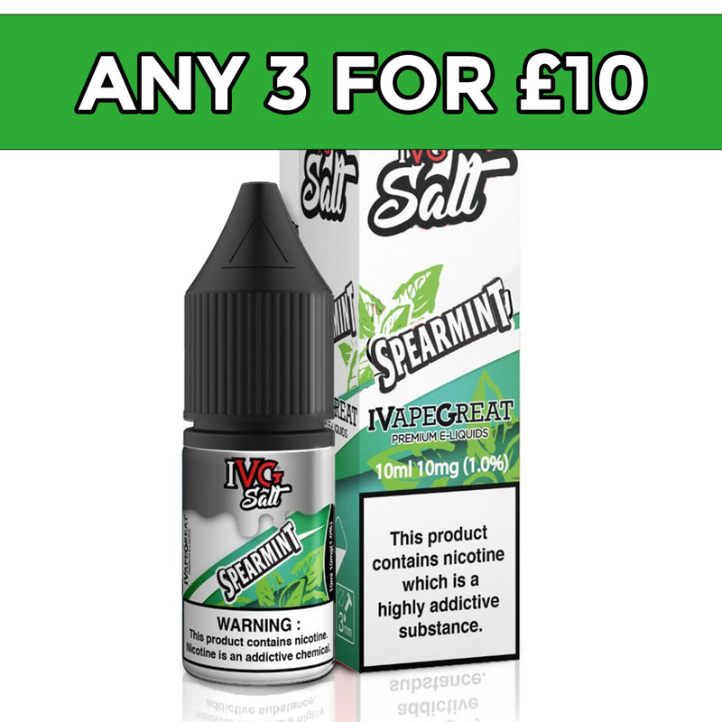 IVG 50/50 Spearmint E Liquid 10ml