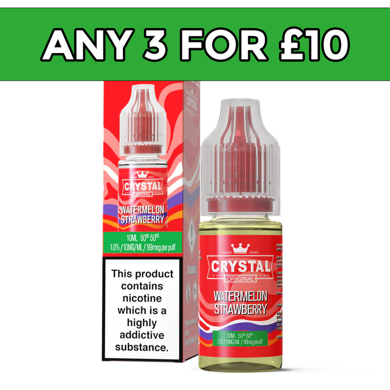 SKE Crystal Watermelon Strawberry Nic Salt E-Liquid