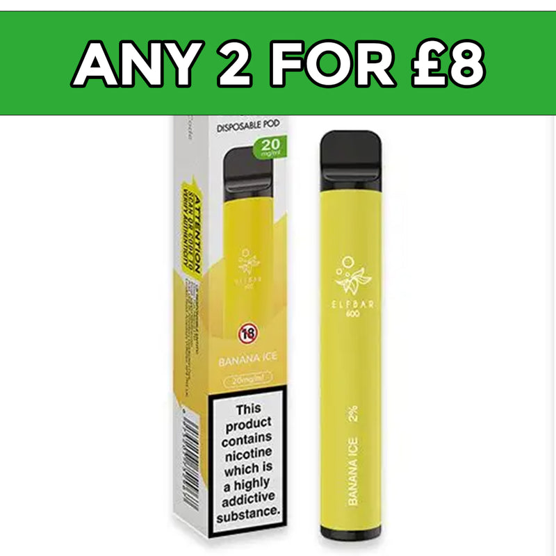 Elf Bar Banana Ice Disposable Vape