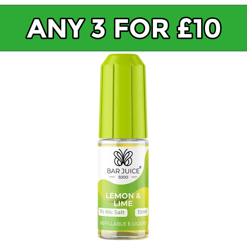 Bar Juice 5000 Lemon & Lime Nic Salt E-Liquid