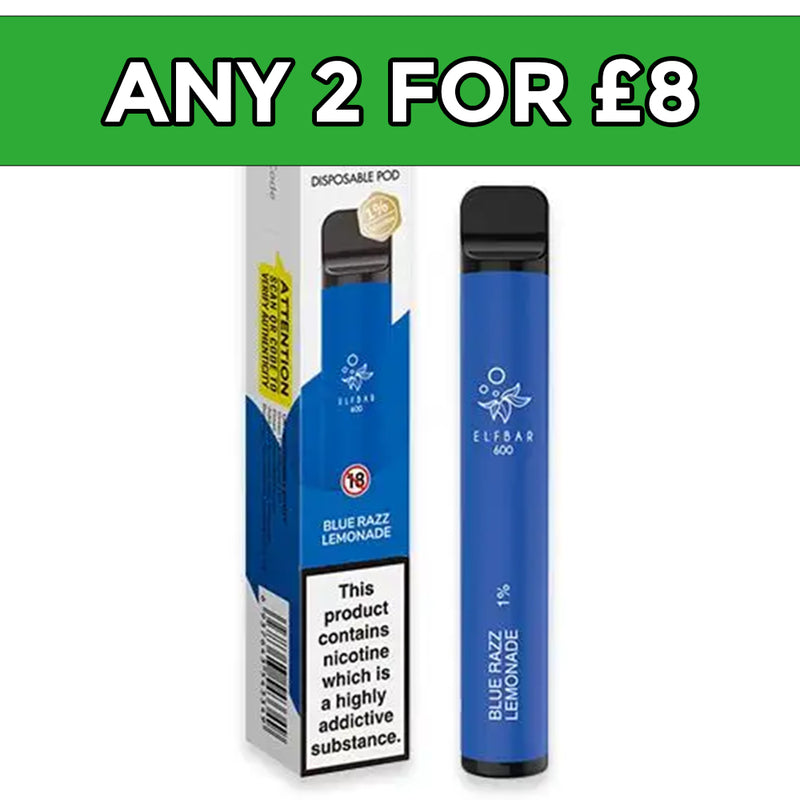 Elf Bar Blue Raspberry Lemonade Disposable Vape