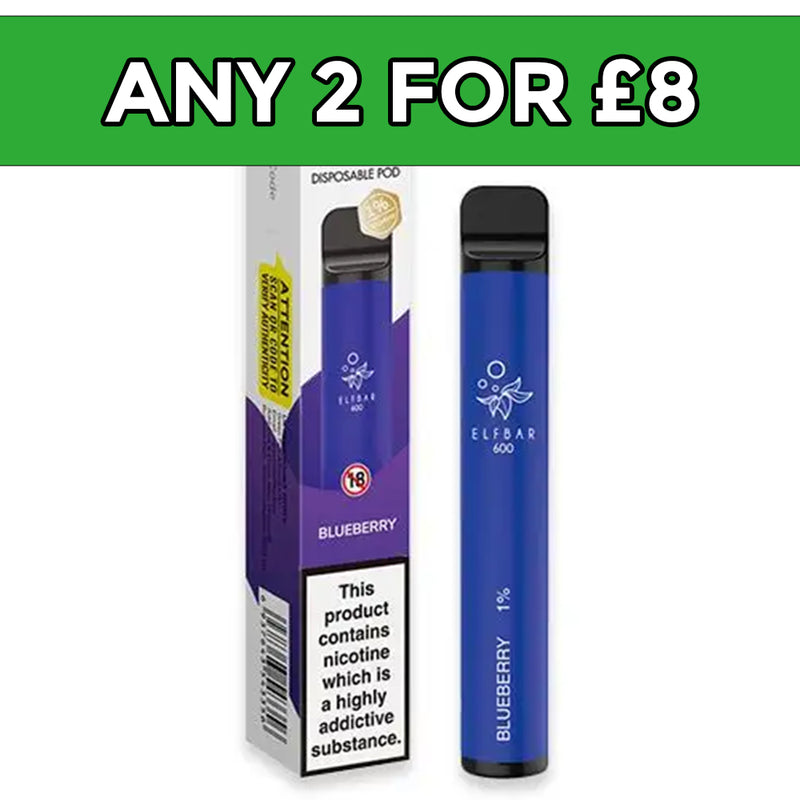 Elf Bar Blueberry Disposable Vape