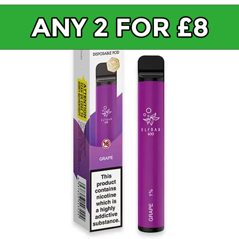 Elf Bar Grape Disposable Vape