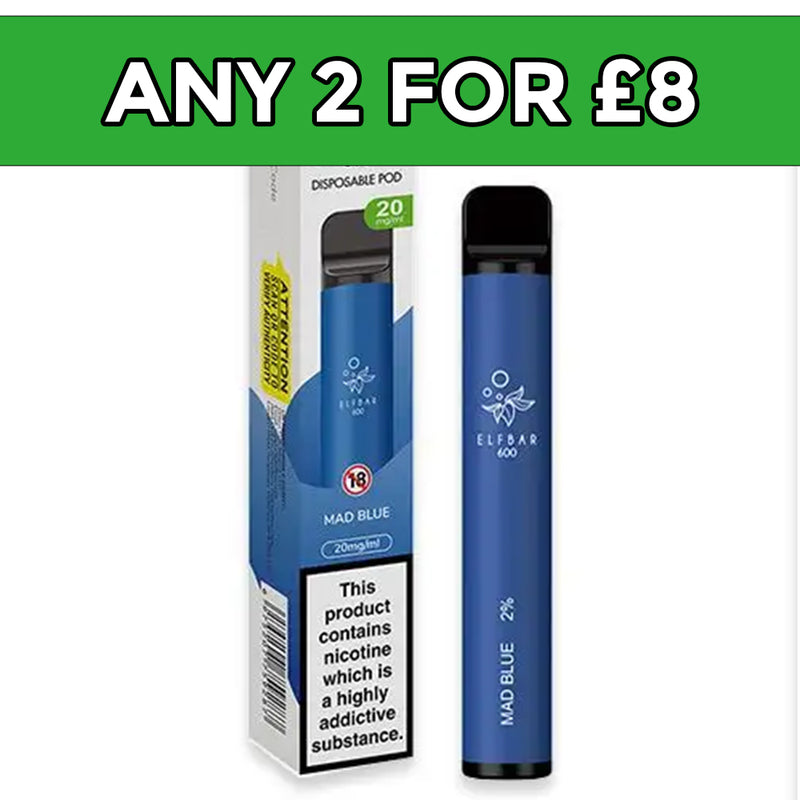 Elf Bar Mad Blue Disposable Vape