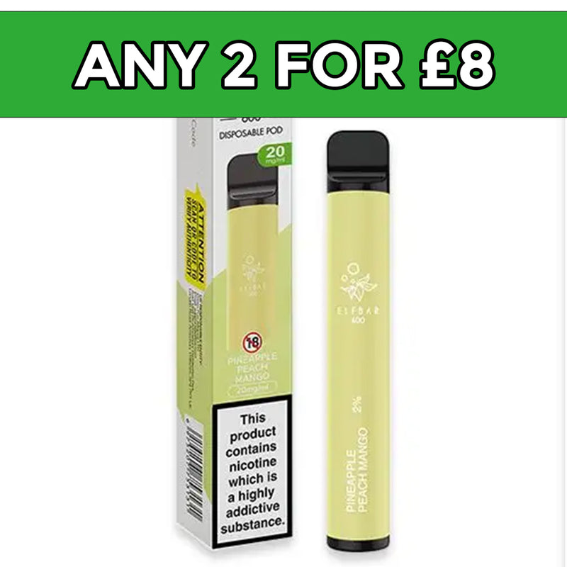 Elf Bar Pineapple Peach Mango Disposable Vape