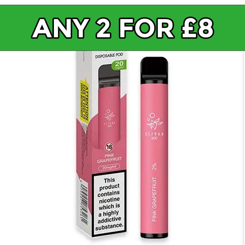 Elf Bar Pink Grapefruit Disposable Vape