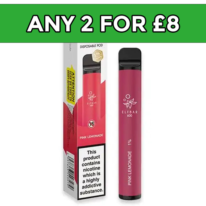 Elf Bar Pink Lemonade Disposable Vape