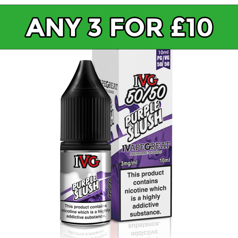 IVG 50/50 Purple Slush E Liquid 10ml