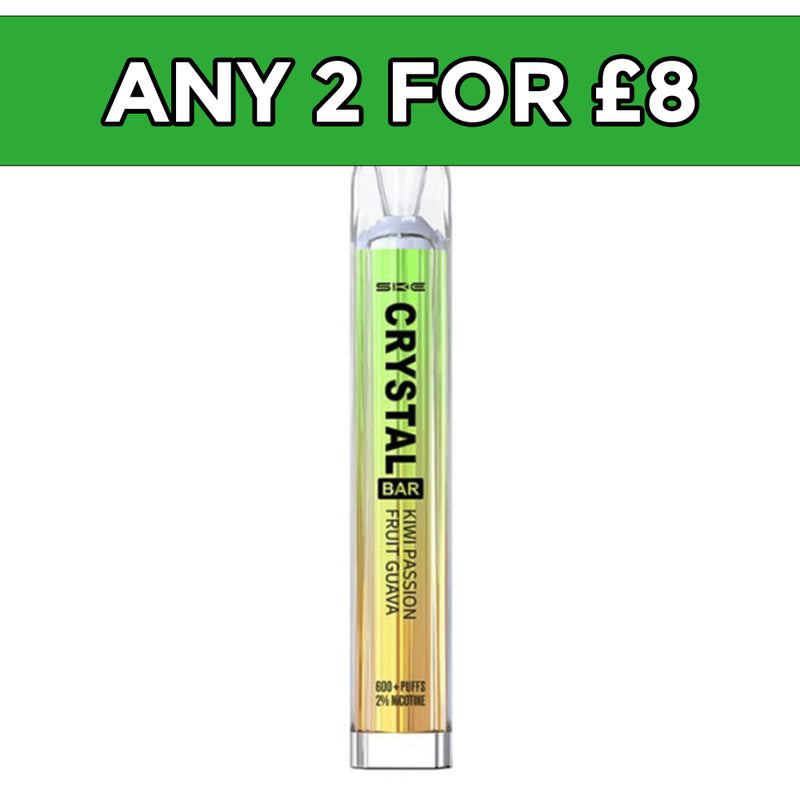 SKE Crystal Bar Kiwi Passion Fruit Guava Disposable Vape