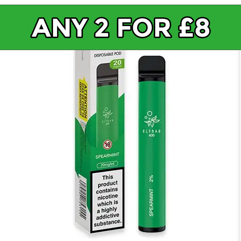 Elf Bar Spearmint Disposable Vape