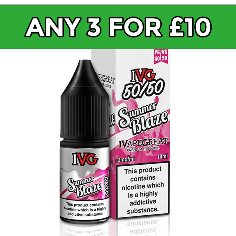 IVG 50/50 Summer Blaze E Liquid 10ml