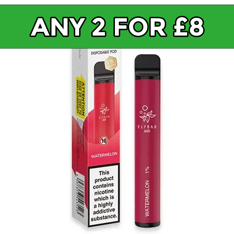 Elf Bar Watermelon Disposable Vape